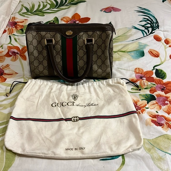 Gucci Accessory Collection Boston Bag Vintage - Picture 1 of 12